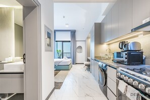 Interior - Comfortable Studio at MAG 930, Mohammad Bin Rashid City by Deluxe Holiday Homes (Dubai)