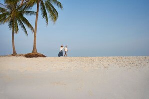 On the beach