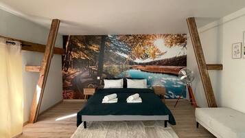 1 bedroom, iron/ironing board, free WiFi, bed sheets