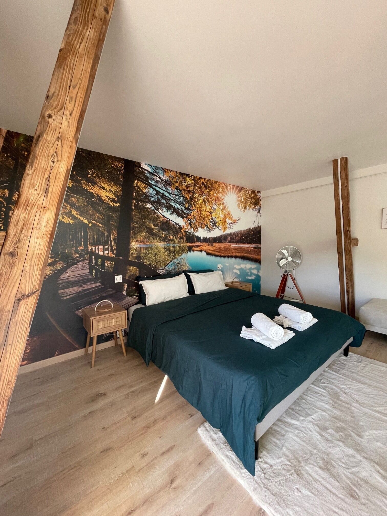 1 室のベッドルーム、アイロン / アイロン台、WiFi (無料)、ベッドシーツ