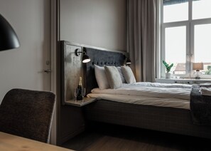 Double Room | Desk, laptop workspace, blackout curtains, free WiFi - My Hostel Lidköping (Lidköping)