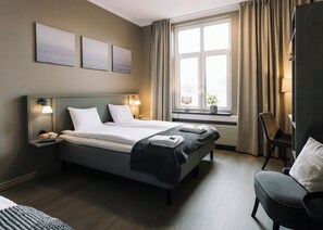 Quadruple Room, Multiple Beds | Desk, laptop workspace, blackout drapes, free WiFi - My Hostel Lidköping (Lidköping)