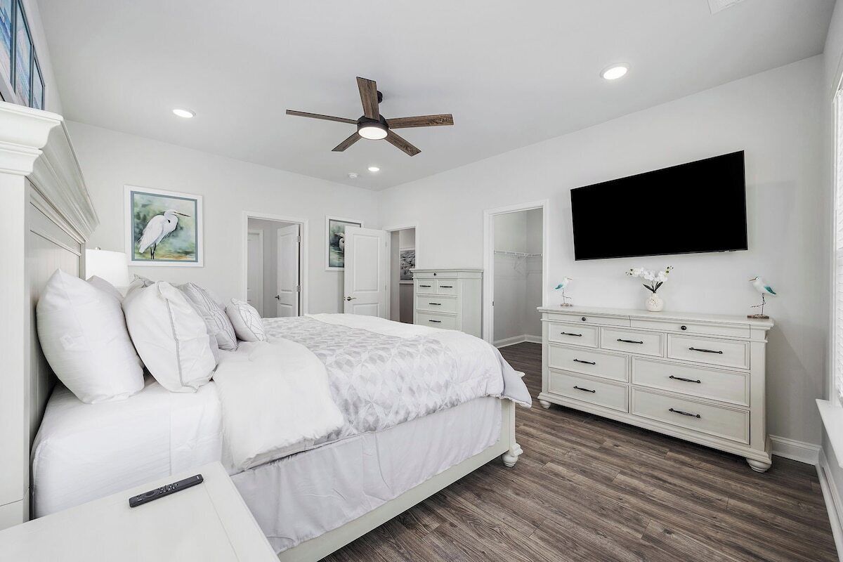 4 間睡房、熨斗/熨衫板、免費 Wi-Fi、床單