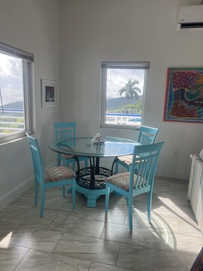 Dining - Caribbean Delight, exceptional views, charming 2 bedroom, 2 bath apartment.  (Saint Thomas)