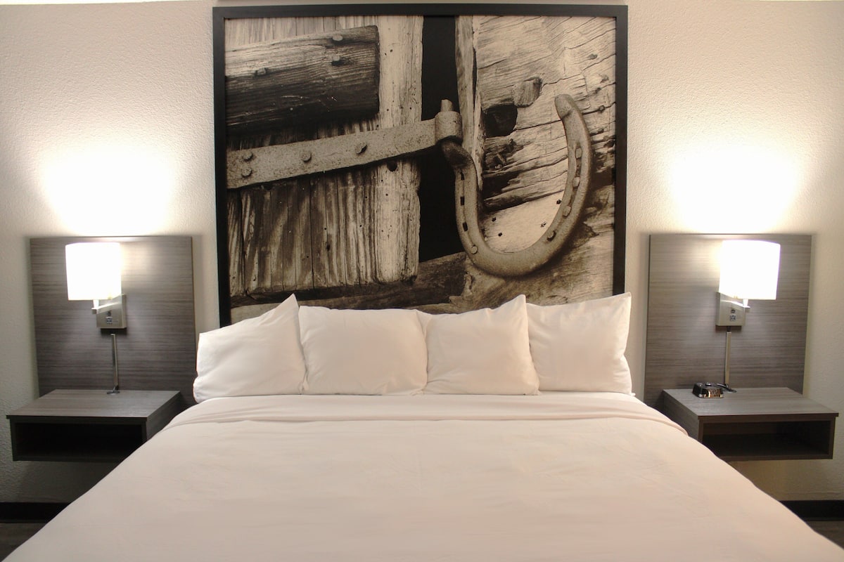Einzelzimmer, 1 King-Bett, Nichtraucher (Guestroom) | 1 Schlafzimmer, Bügeleisen/Bügelbrett, kostenloses WLAN