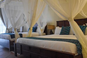 Luxury Double or Twin Room, 2 Queen Beds, Non Smoking, Private Bathroom | Desk, laptop workspace, free WiFi, bed sheets - Whispers of the Nile Eco Luxury Resort  (Jinja)
