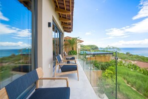 Terrace/patio - Villa Cielo Azul in Iyari by Mita Residential. Golf Cart, Oceanview, Pool (Punta Mita)