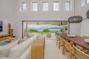 Smart TV, computer monitors - Villa Cielo Azul in Iyari by Mita Residential. Golf Cart, Oceanview, Pool (Punta Mita)