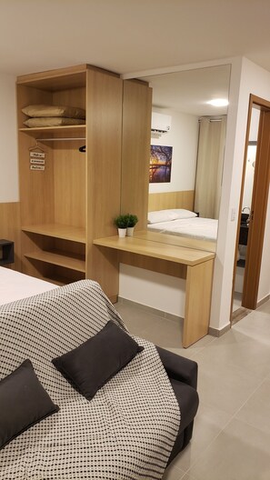 1 bedroom, iron/ironing board, WiFi, bed sheets - Flat Centro Porto de Galinhas Piscina Rooftop e Academia 300m do Calçadão (Porto de Galinhas Ipojuca)