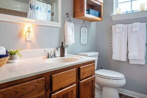 Shower, hair dryer