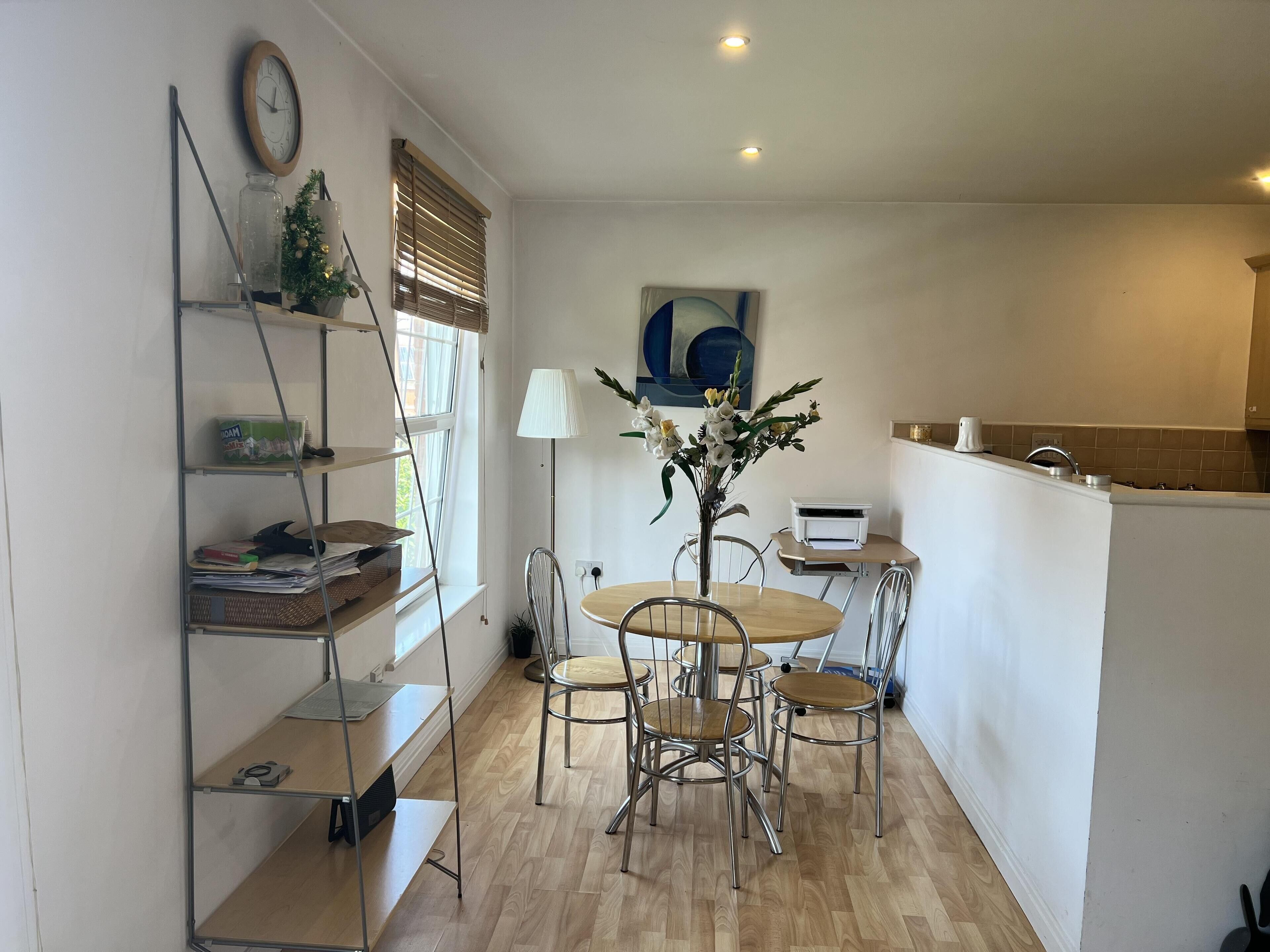 Apartment | Private kitchen | Fridge, microwave, oven, stovetop