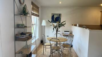 Apartment | Private kitchen | Fridge, microwave, oven, stovetop