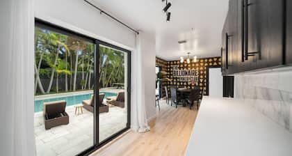 Pool, Jacuzzi, Billiards, Cinema, Game Room, Gym, Spring Garden Miami Mansion