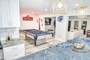 Game room - The Lily Pad- Pool Table Home (Tampa)