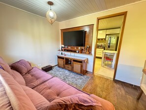 Superior Chalet, City View | Living area | Flat-screen TV