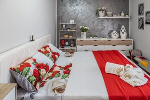 2 soverom, strykejern/-brett, wi-fi og sengetøy