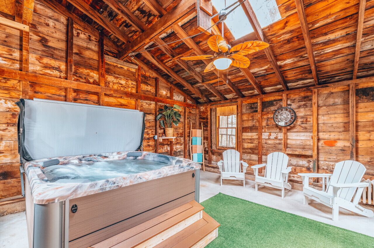 Bain à remous intérieur