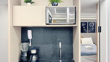Estúdio design | 1 quarto, individualmente decorados, individualmente mobiliados