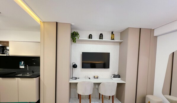 Stúdíóíbúð | Að innan