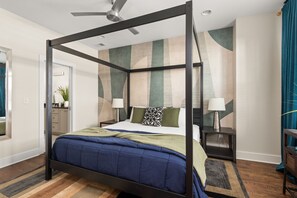 3 slaapkamers, een bureau, een strijkplank/strijkijzer, gratis wifi