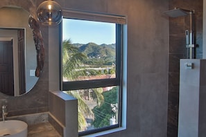 Shower, hair dryer, towels, soap - Beach Front Penthouse with Incredible Views (Playa Flamingo)