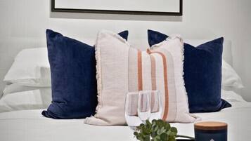 1 bedroom, desk, iron/ironing board, travel cot