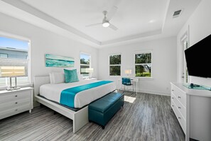 6 habitaciones, escritorio, tabla de planchar con plancha y wifi