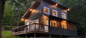  Cozy Peninsula Lake Cabin on 40 Acres