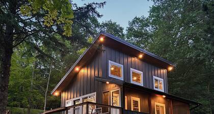 Cozy Peninsula Lake Cabin on 40 Acres
