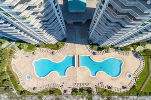 Una piscina riscaldata