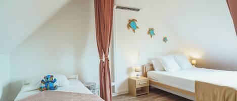 1 室のベッドルーム、アイロン / アイロン台、WiFi、ベッドシーツ