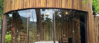 Cabaña con Vista a la Montaña