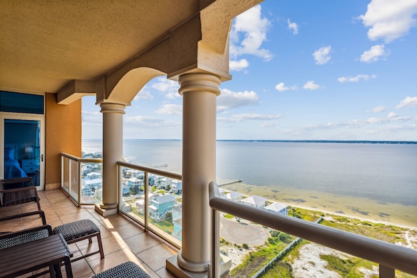 Incredible views from the balcony