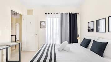 1 bedroom, desk, iron/ironing board, WiFi