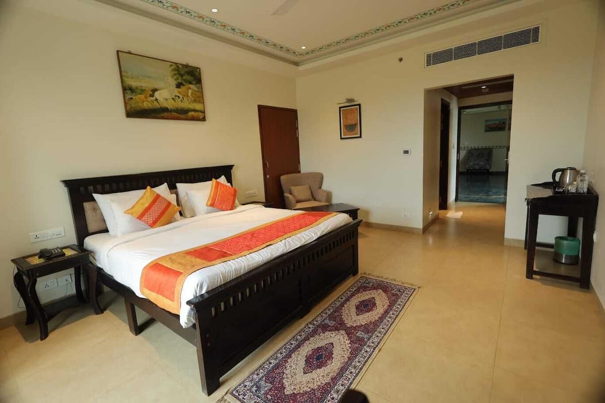 Habitación Deluxe con 1 cama doble o 2 individuales, vistas al jardín | Escritorio y wifi gratis