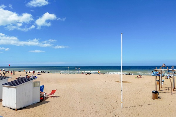 Vlak bij het strand, vissen