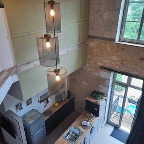 Interior - Loft in heart of thriving Loire Valley village. Walking & cycling from doorstep (Le Grand Pressigny)