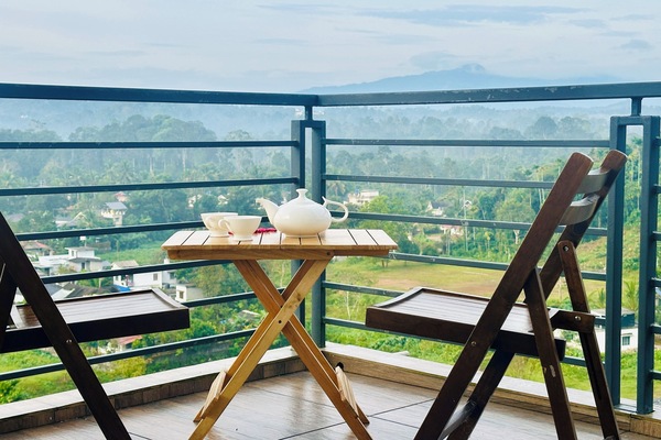 Quarto duplo grand | Terraço/pátio