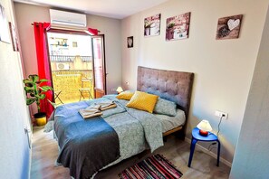 1 habitación, tabla de planchar con plancha y wifi 