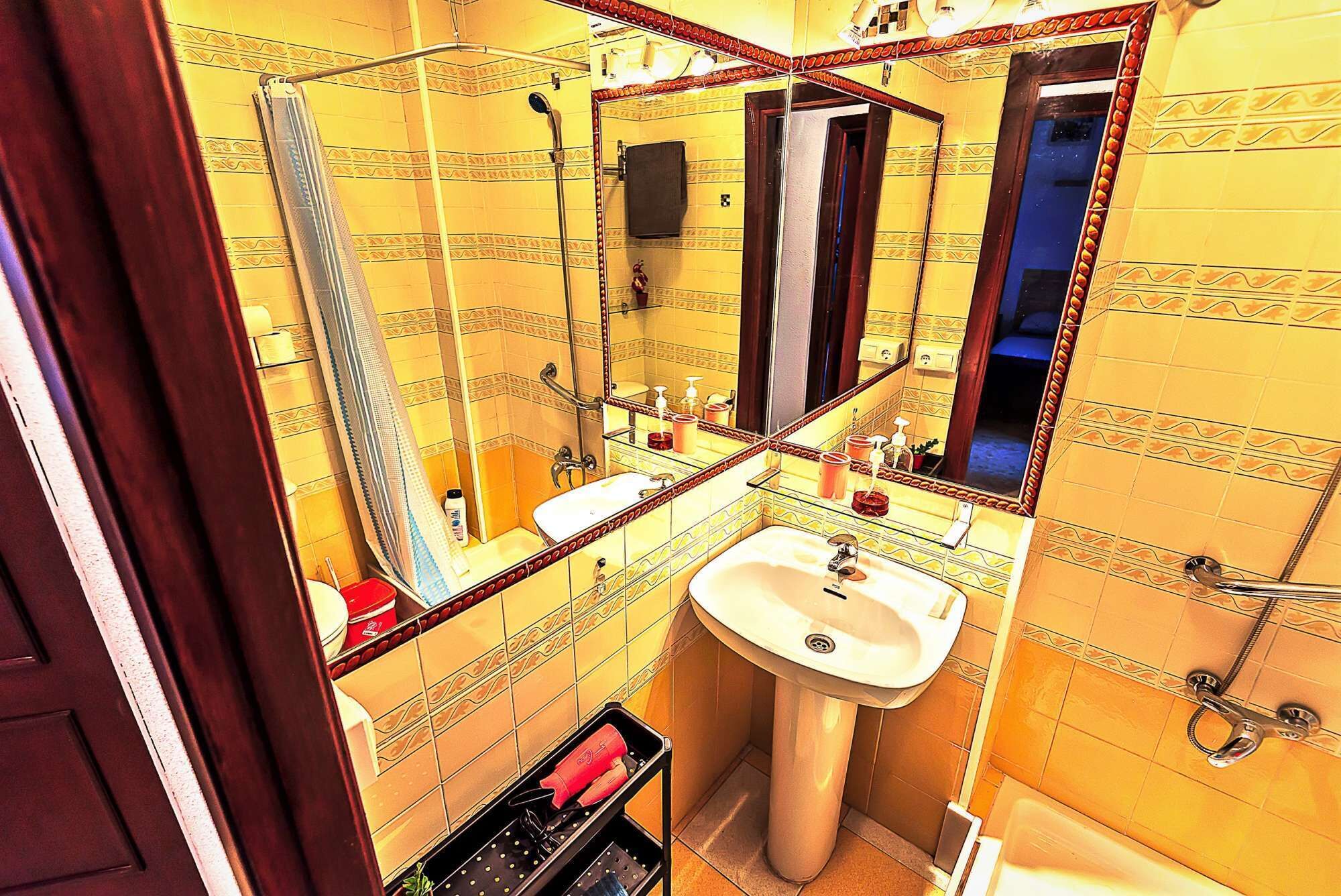 Regadera, amenidades de baño ecológicas, secadora de cabello, bidet 