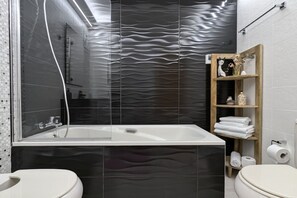 Shower, hair dryer