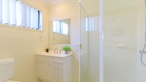 Shower, hair dryer