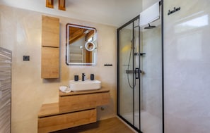 Shower, hair dryer