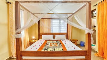 1 dormitorio, ropa de cama de alta calidad, mobiliario individual