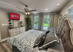 3 bedrooms, iron/ironing board, WiFi, bed sheets