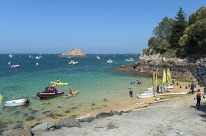 Na praia 