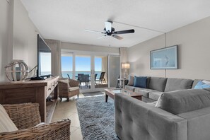 Smart TV, DVD player - Sandy Key 433: 2 BR / 2BA Gulf Front Condo In Perdido Key, FL. Sleeps 6 (Pensacola)