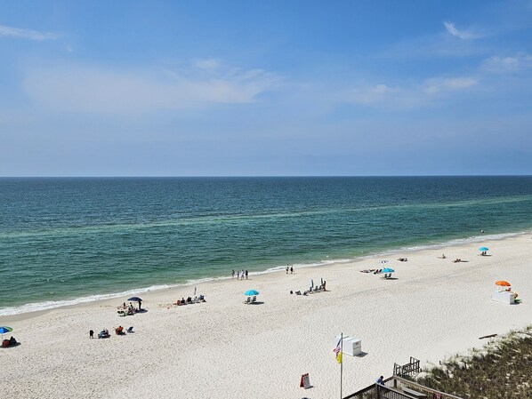 On the beach - Sandy Key 137: 2 BR/2 BA Beachfront in Perdido Key, FL On-Site Rental Office Sleeps 6 (Pensacola)