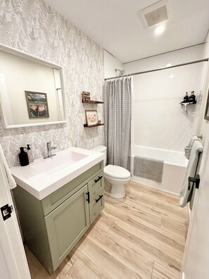 Towels, toilet paper