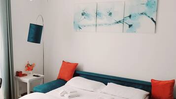 Comfort-Apartment, Blick auf den Innenhof | Wohnbereich